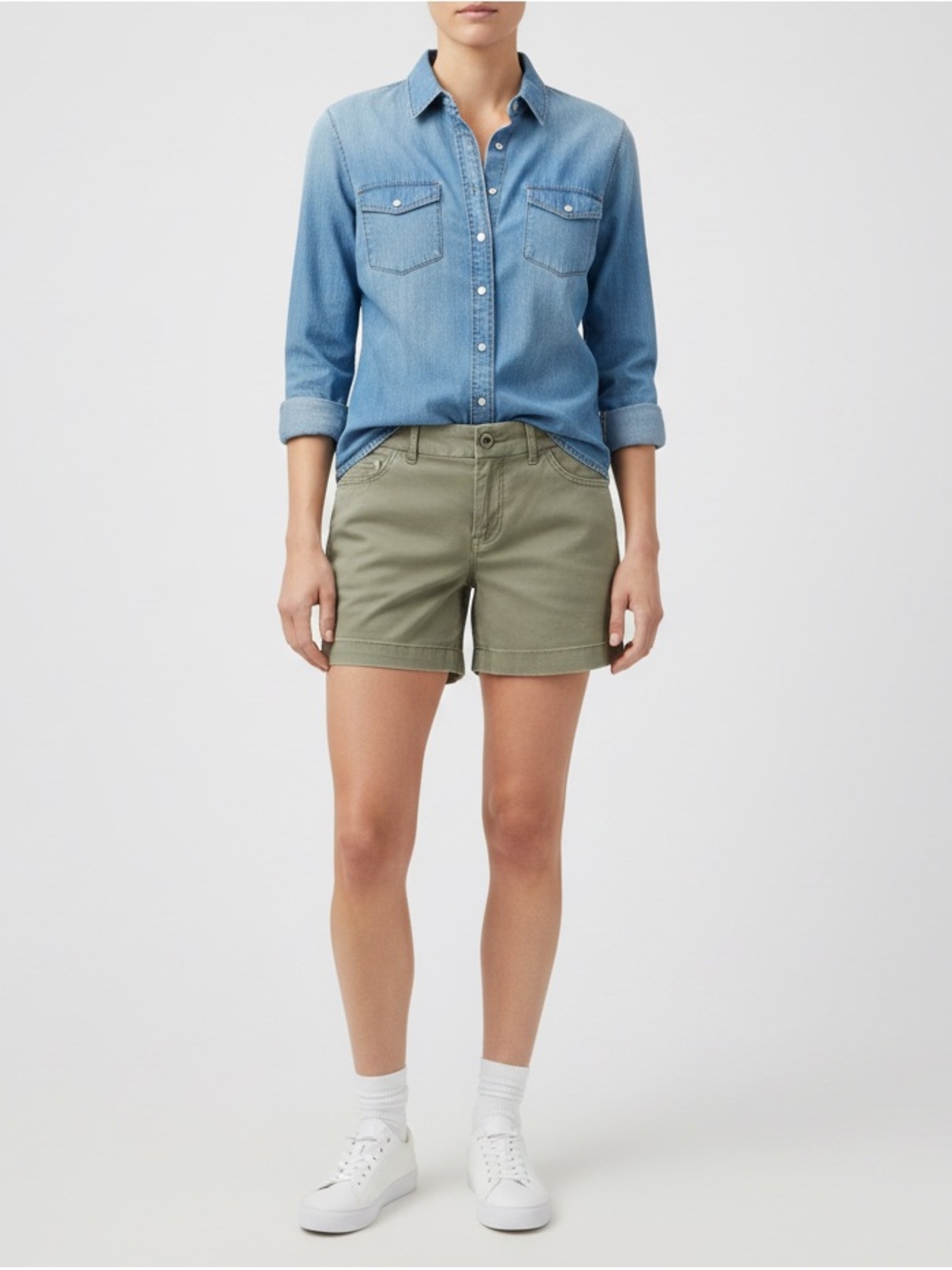 J Crew Women’s Green Shorts in Size 8